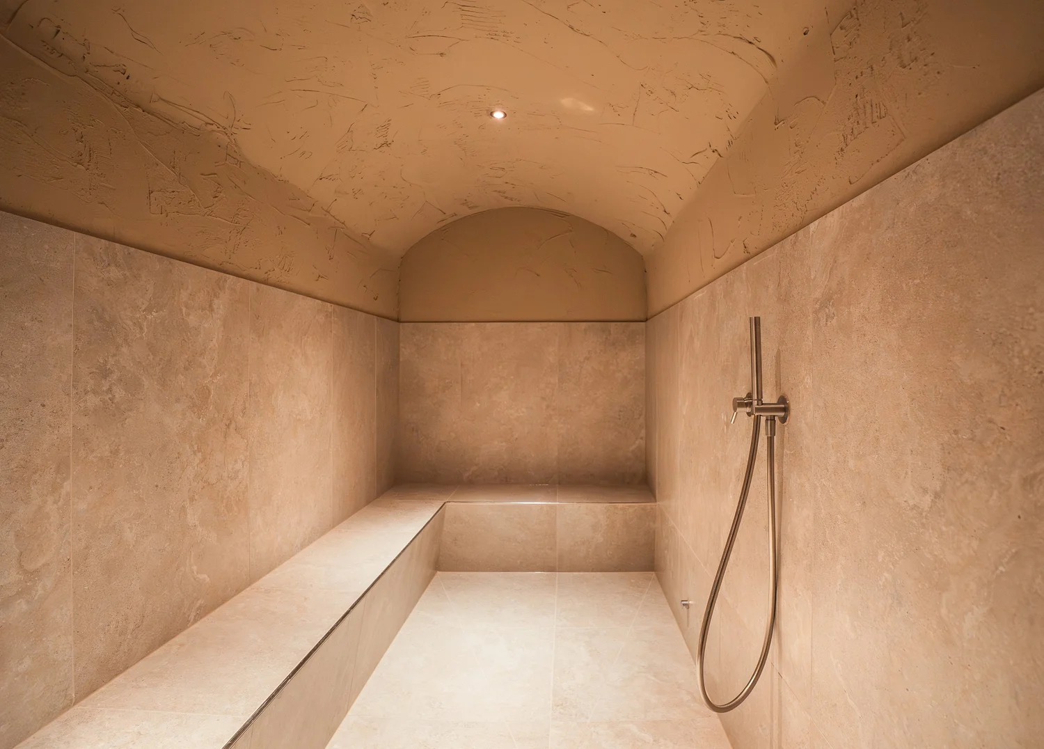 Steam bath in the wellness area of Hotel Brocco e Posta